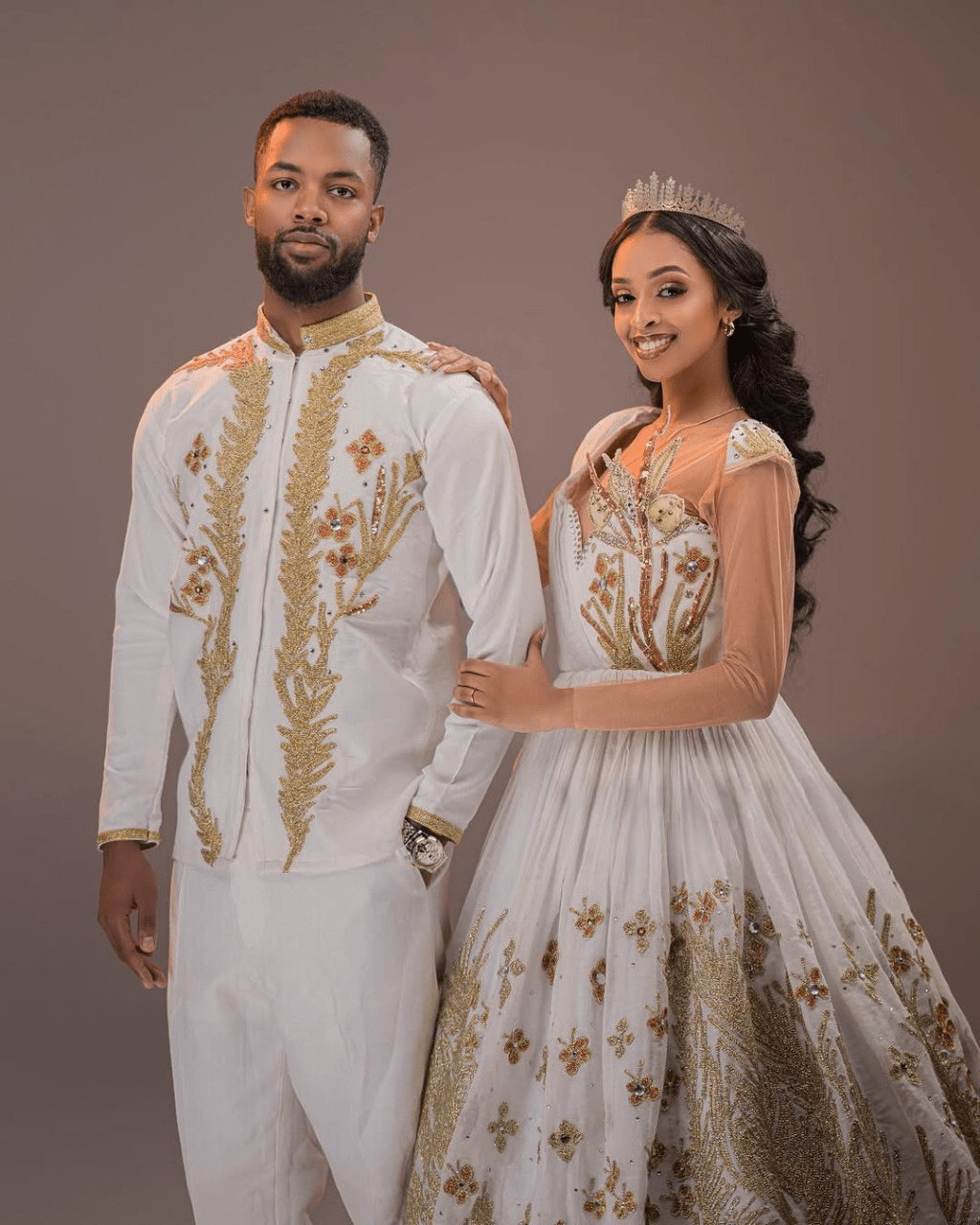 Handwoven Habesha Kemis Modern Bridal Eritrean Style