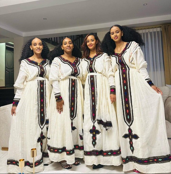 Fabulous Dark Ethiopian Traditional Dress