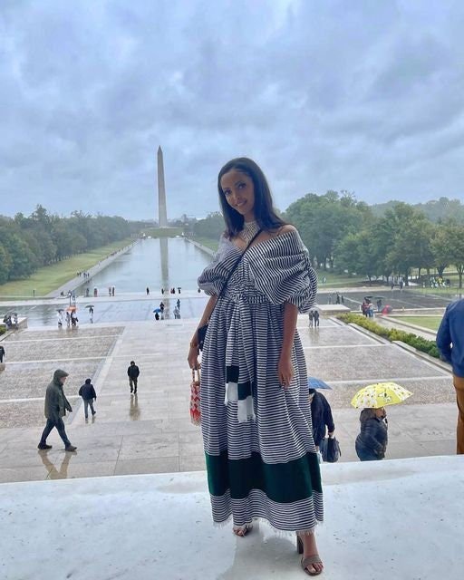Bold Suf Cotton Oromo Dress Inspired by Wellega & Jimma Traditional Oromo Clothing Ethiopian Dress