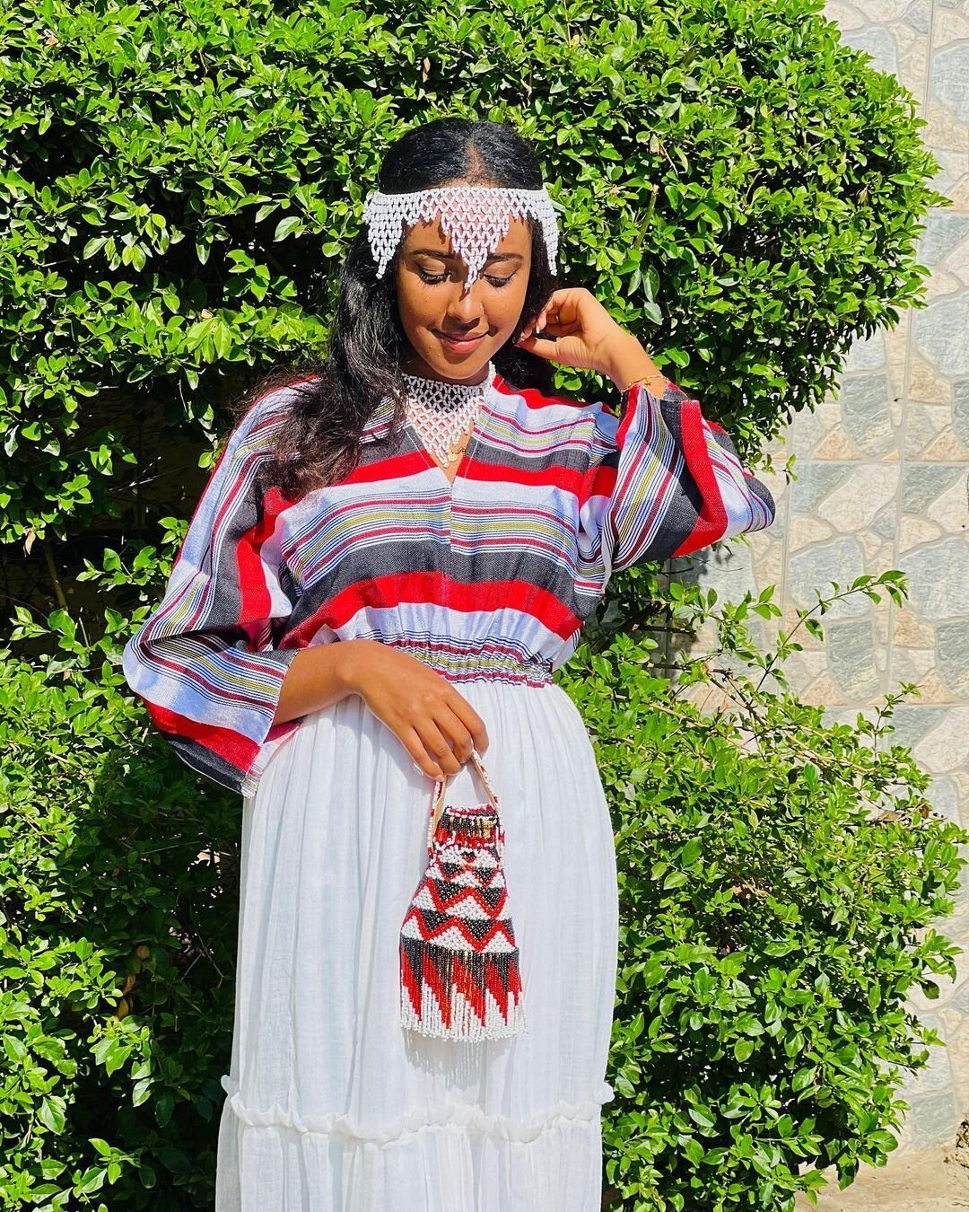 Beautiful Oromo Dress Abbaa Gadaa Oromo Dress With Accessories Habesha Dress ሀበሻ ቀሚስ ሀበሻ ልብስ