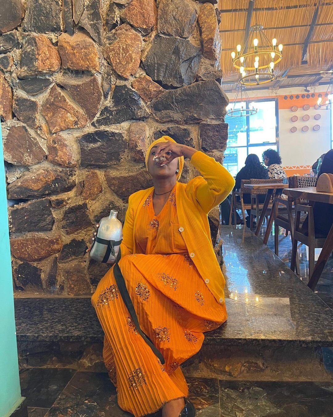 Traditional Giraghe Dress With Sweater And Headscarf Ethiopian Traditional Gurage Dress ሀበሻ ቀሚስ ሀበሻ ልብስ