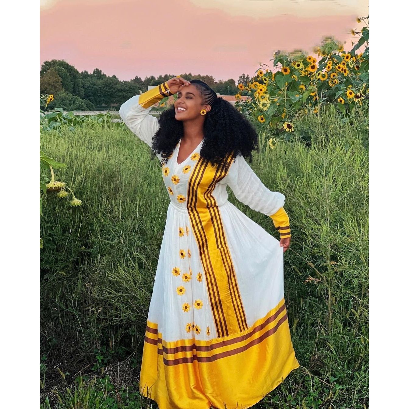 New Years Habesha Dress Modern Ethiopian Dress for New year Women's Dress Habesha Kemis Eritrean Dress Women's Style ሀበሻ ቀሚስ ሀበሻ ልብስ