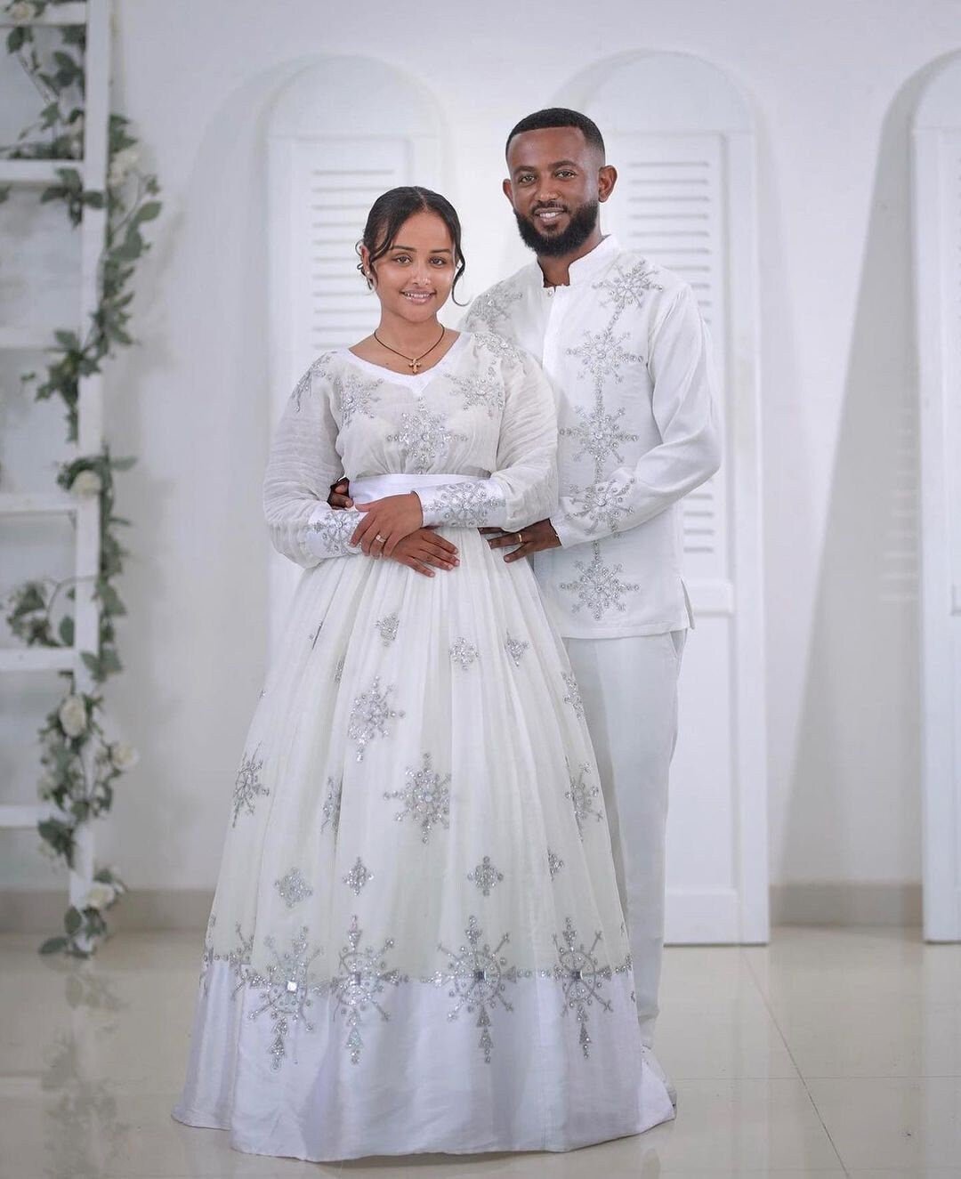 Modern habesha Wedding Outfit Habesha Couple s Outfit Habesha Dress Ha TheEthiopianStore