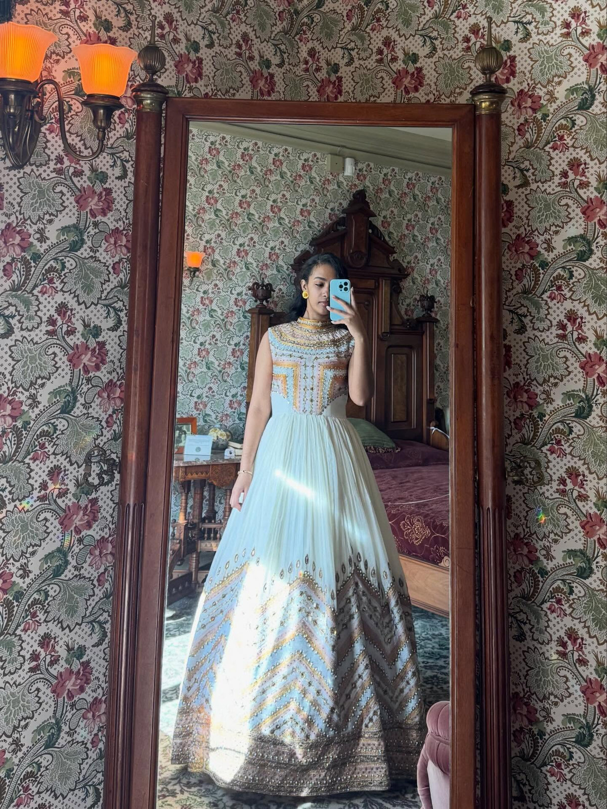 Sleeveless Ethiopian Wedding Dress Golden Embroidery Habesha Kemis Online Graceful Habesha Dress 726