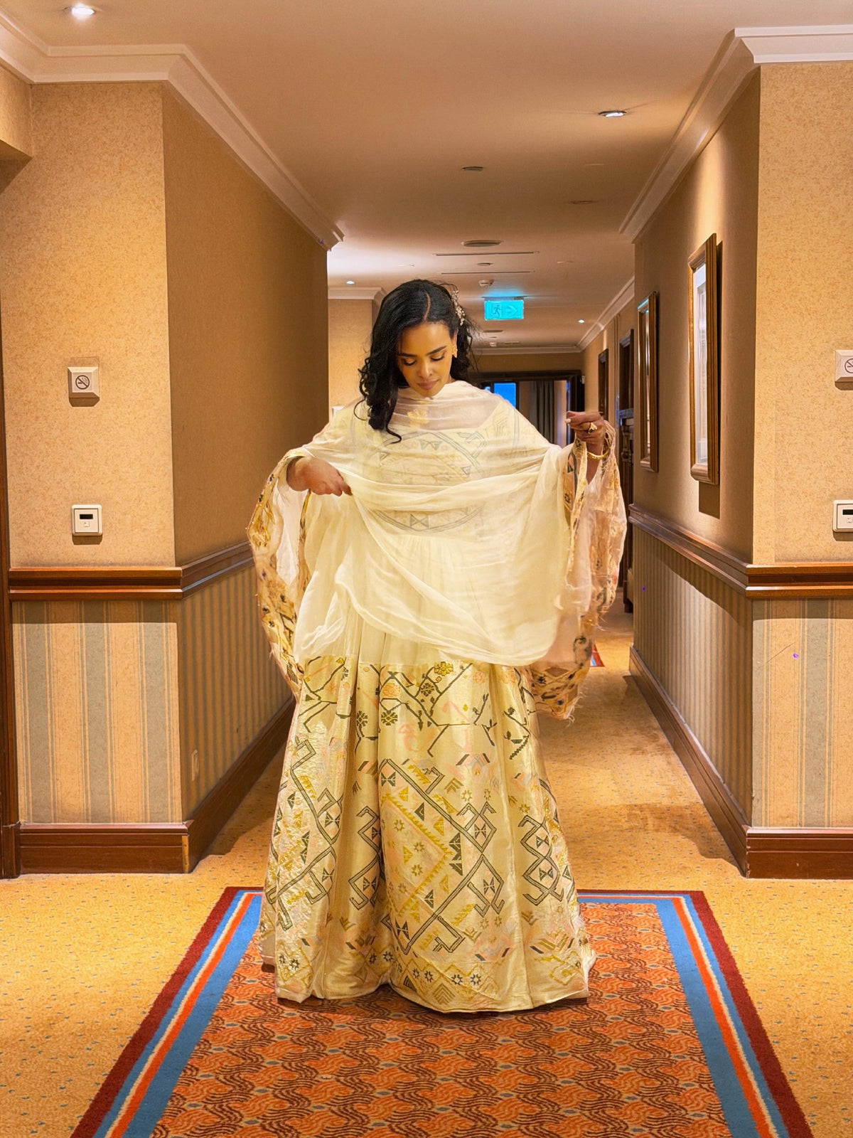 Handwoven Habesha Kemis Classic Habesha Dress Timeless Ethiopian Clothing For Festive 779