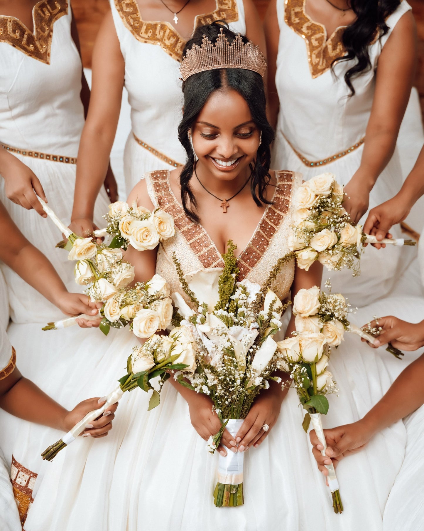 Luxury Ethiopian Clothing for Brides Authentic Traditional Ethiopian Wedding Dress Collection 973