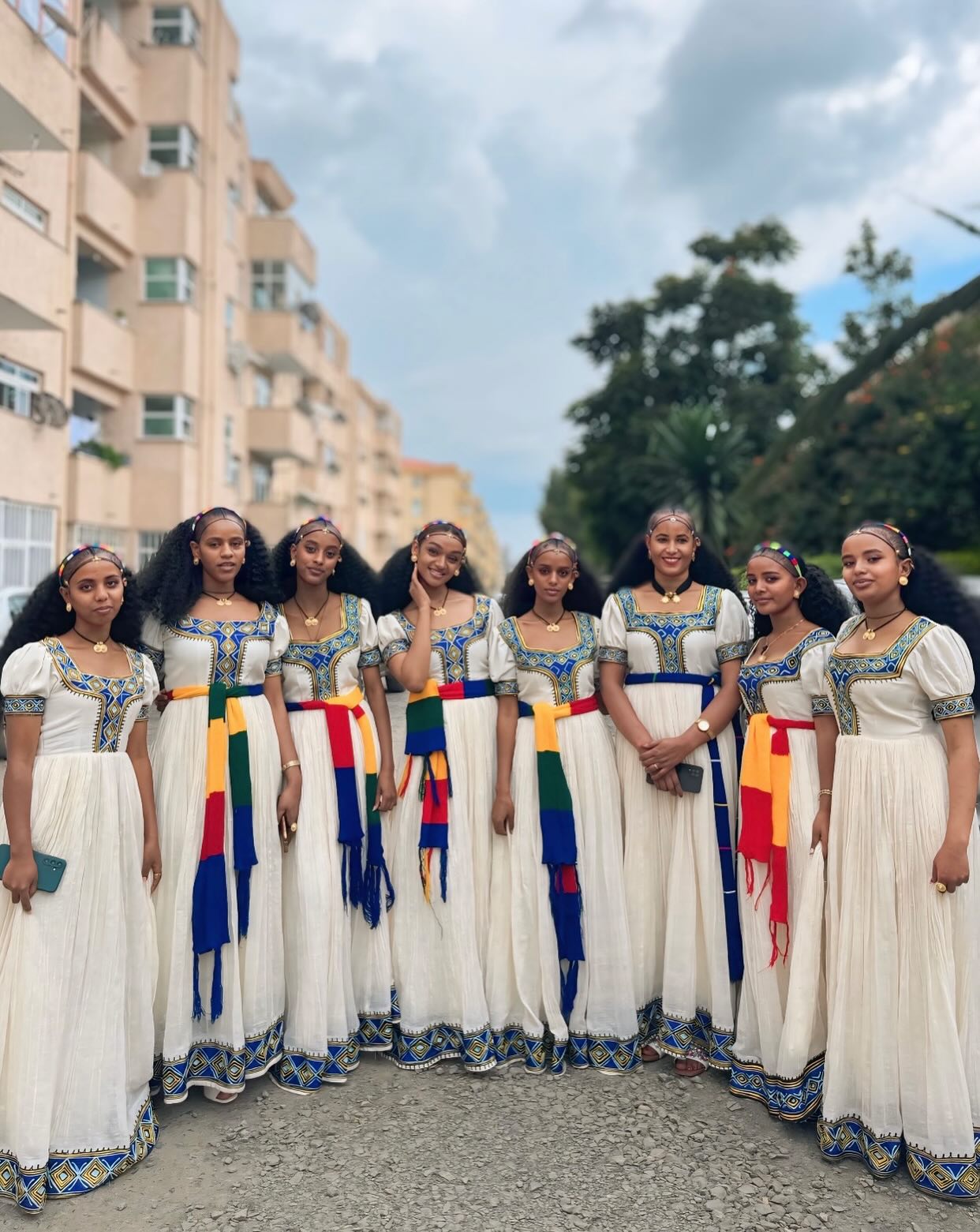 Handwoven Heritage Women's Attire Ethiopian Clothing For Cultural Celebration And Ashenda 975