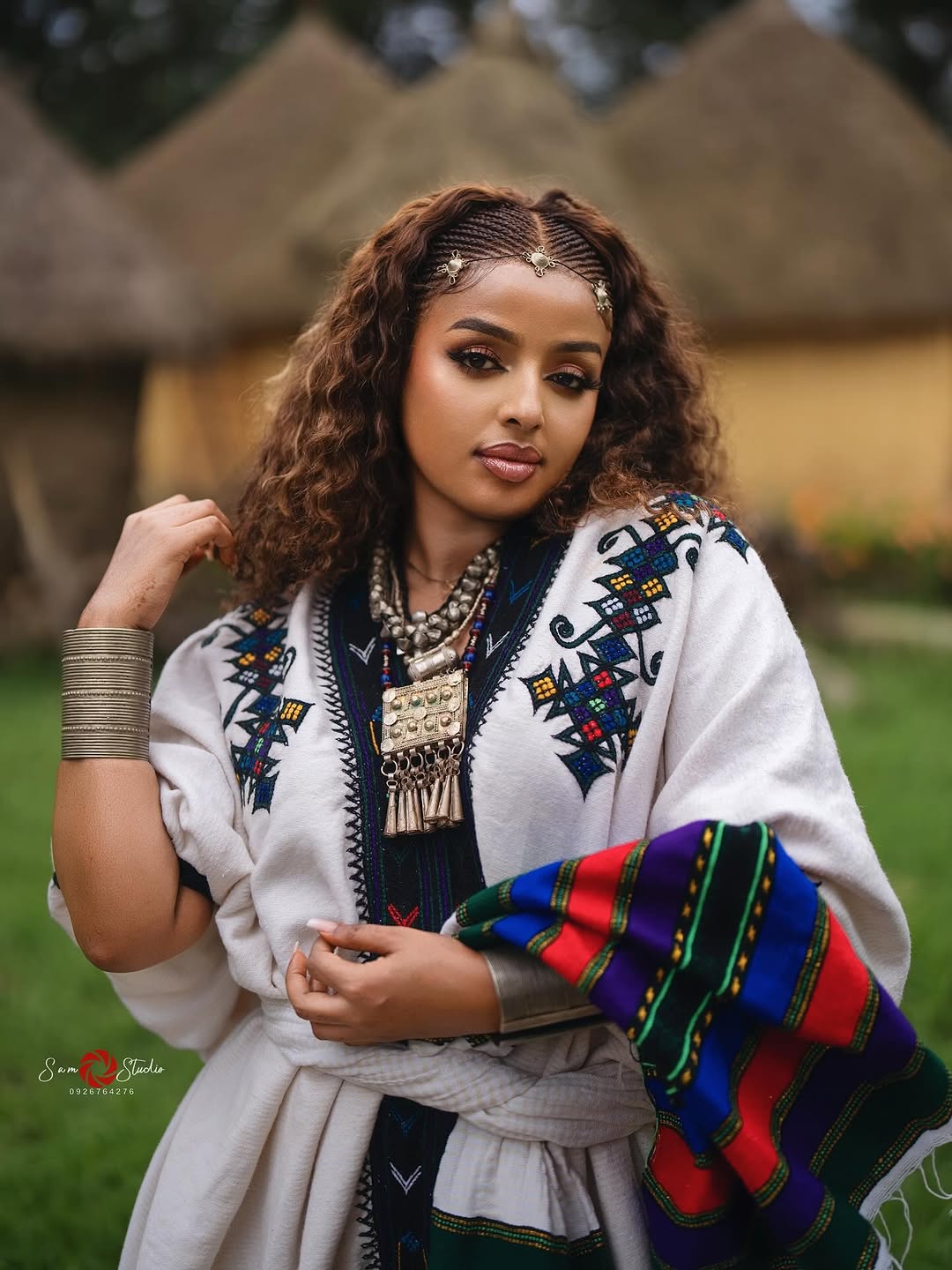 ethiopian traditional women dress – Hand-Embroidered Habesha Kemis for M This modern Habesha dress Paris Crytal and Sheer SIZE:20W 8/5/23