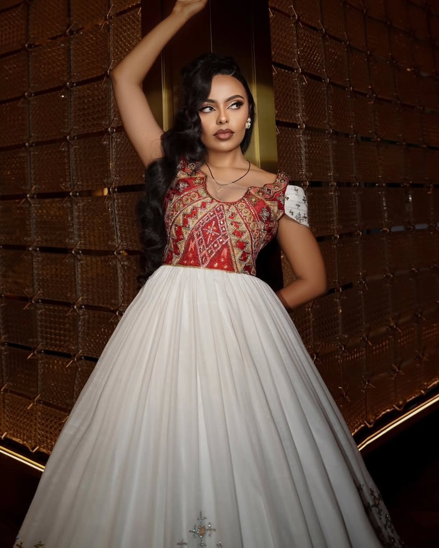 Traditional Ethiopian Wedding Dress Luxurious Habesha Kemis Online Graceful Habesha Dress 653