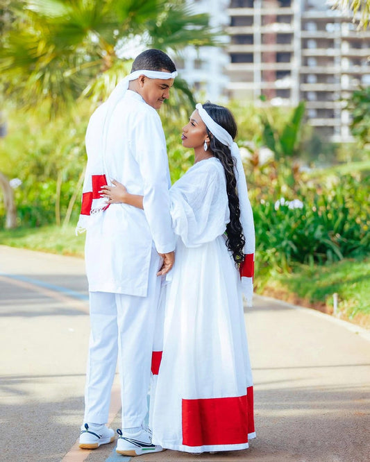 Stylish Oromo Couples Outfit: