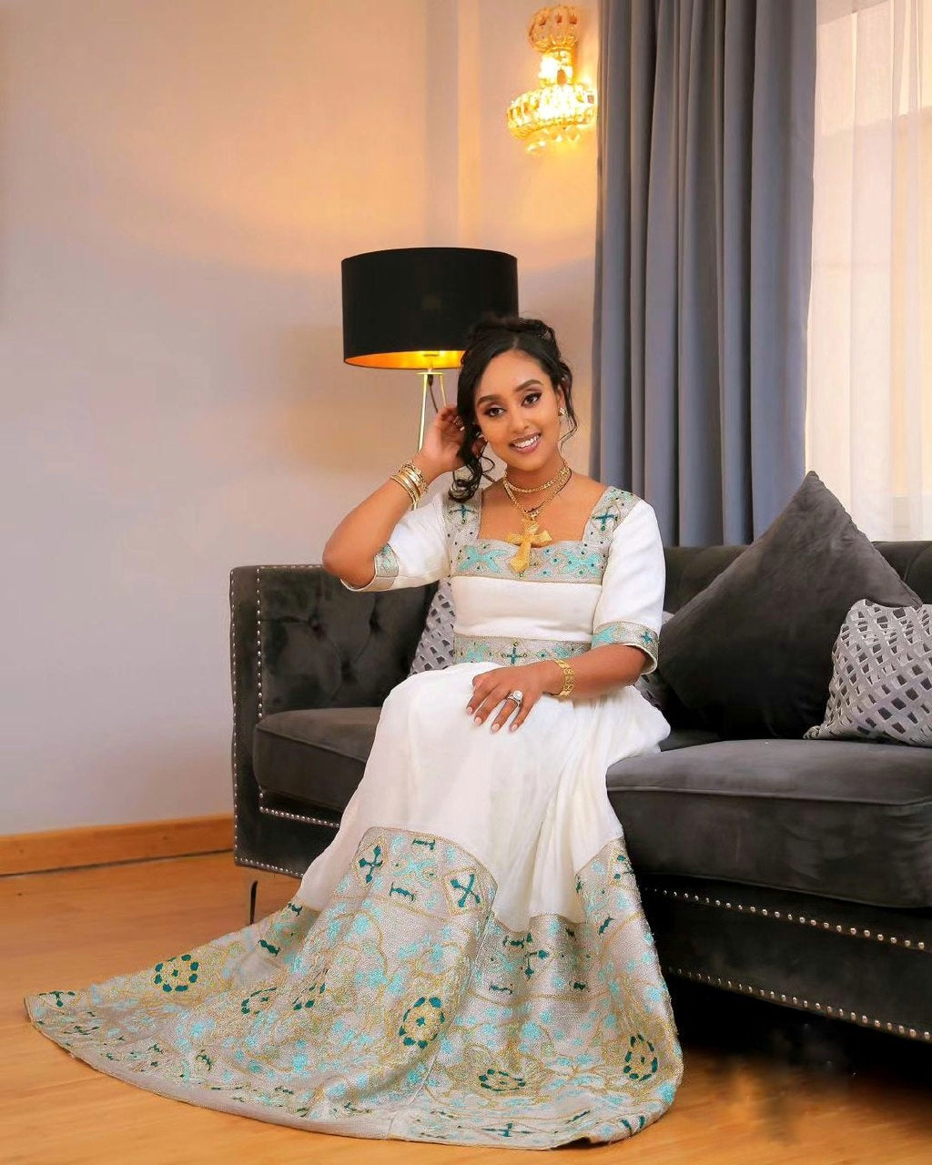 Beautiful Elegant Habesha Kemis Stunning Ethiopian Habesha Dress