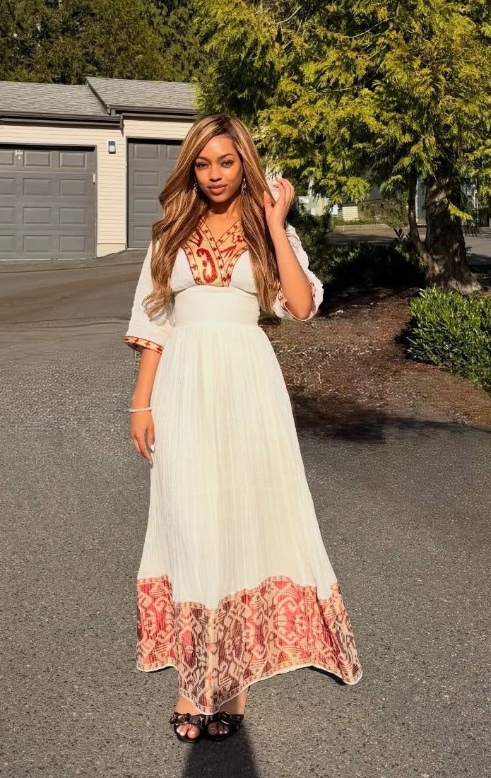 Elegant Habesha Kemis Online Traditional Ethiopian Dress