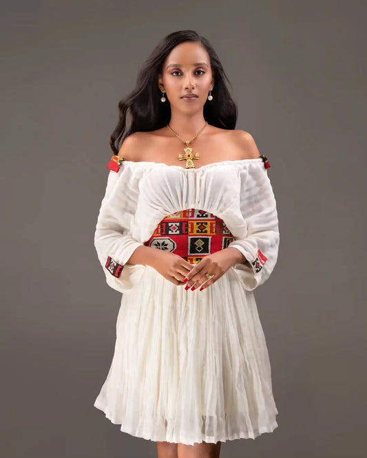 Fancy Mini Traditional Ethiopian Dress