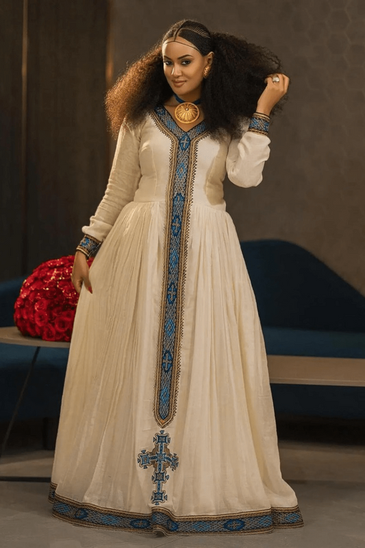 Lavish Cultural Look in Habesha Dress