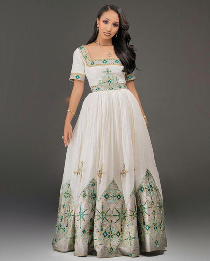 Light Color Stunning Wedding Habesha Dress Style Habesha Kemis Design Habesha Libs