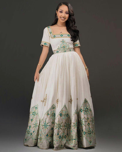 Light Color Stunning Wedding Habesha Dress Style Habesha Kemis Design Habesha Libs