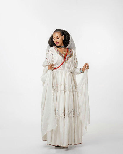 Gorgeous Simple Pattern Habesha Dress Modern Habesha Kemis Design Habesha Libs Ethiopian Dress Style