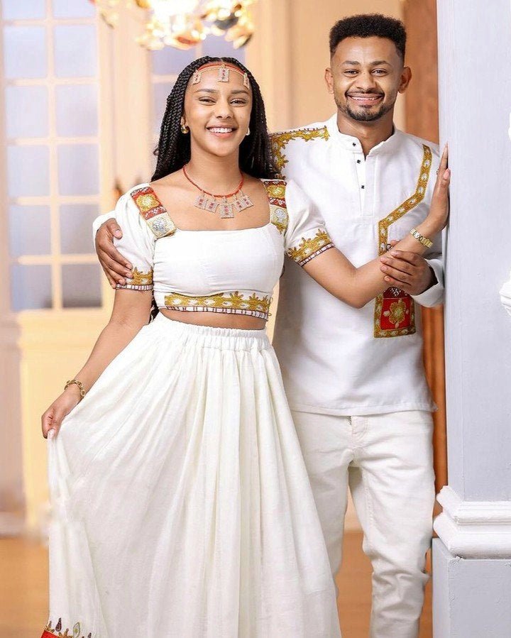 Modern Oromo Couples' Outfits 