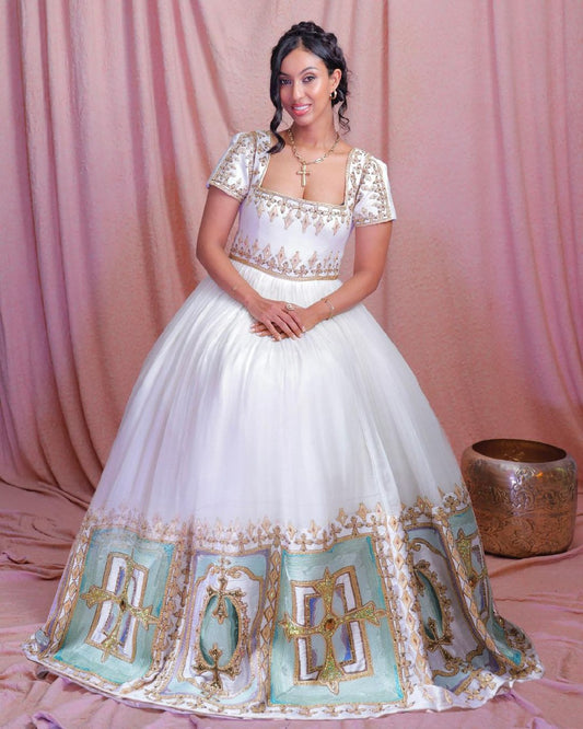 Gorgeous Wedding Habesha Dress Exquisite Habesha Wedding Dress