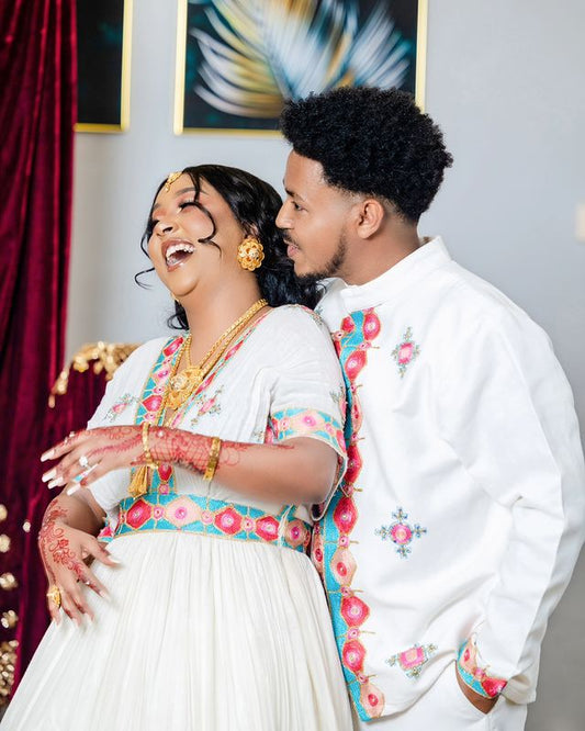 Stunning Ethiopian Couples Outfit