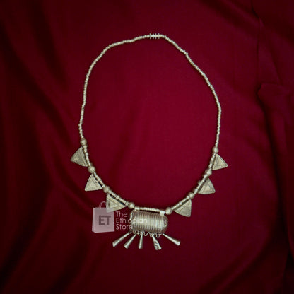 Silver Colored Traditional Oromo Ethiopian Necklace