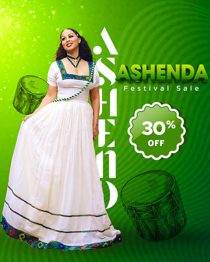 Beautiful Cultural Ashenda Dress