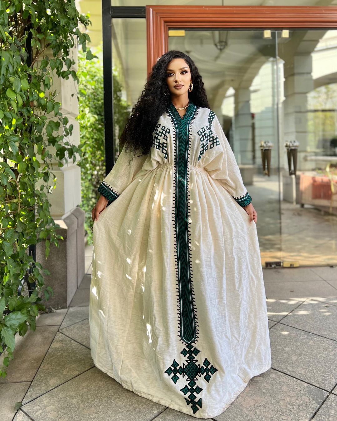 Chic radiance beautiful habesha kemis Fetil habesha dress