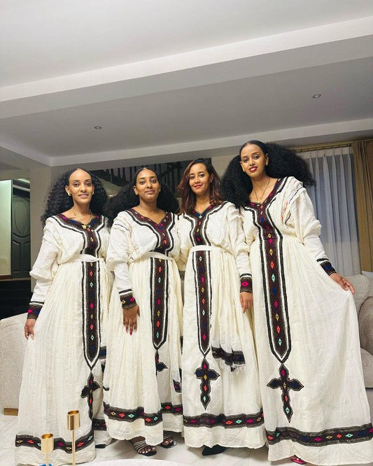 Fabulous Dark Ethiopian Traditional Dress