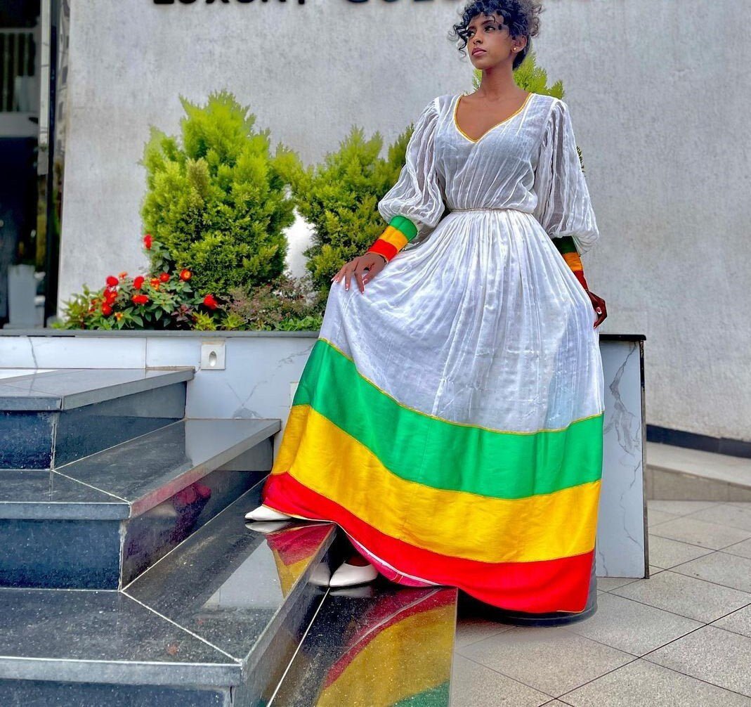 Ethiopian habesha dress design best sale