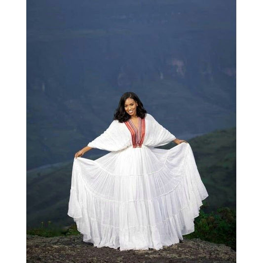 A Traditional Handwoven Oromo Dress Inspired by Bale Designs  'Habesha dress, Habesha kemis, Eritrean dress, ሀበሻ