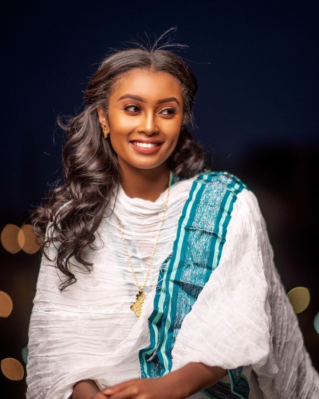 Tilf Adorned Shimena: A Classic Habesha Dress with a Twist, Habesha Kemis, Eritrean dress, ሀበሻ