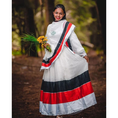 Beautifu Abbaa Gadaa Oromo Traditional Dress for a Timesless Elegance