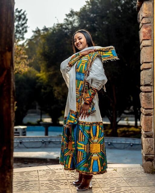 Timeless Pattern Habesha Dress Design 2023 Habesha Kemis