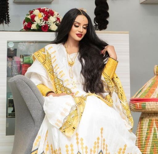 Mesmerizing Yellow Habesha Dress Yellow Habesha Kemis Design Habesha Libs