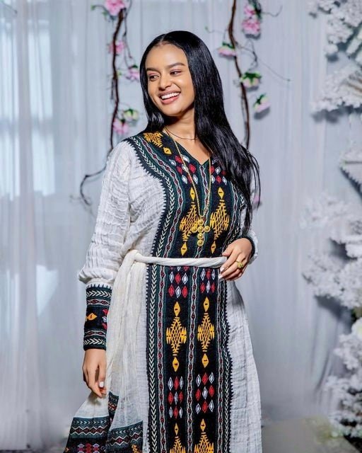 Majestic Axum Fetil Handwoven Habesha Dress, Zuria, Habesha libs, Habesha kemis, ሀበሻ