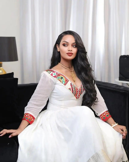 Simple Habesha Kemis Modern Ethiopian Habesha Dress Zuria Beautiful Traditional Ethiopian Dress For Any Occasion ሀበሻ ቀሚስ ሀበሻ ልብስ