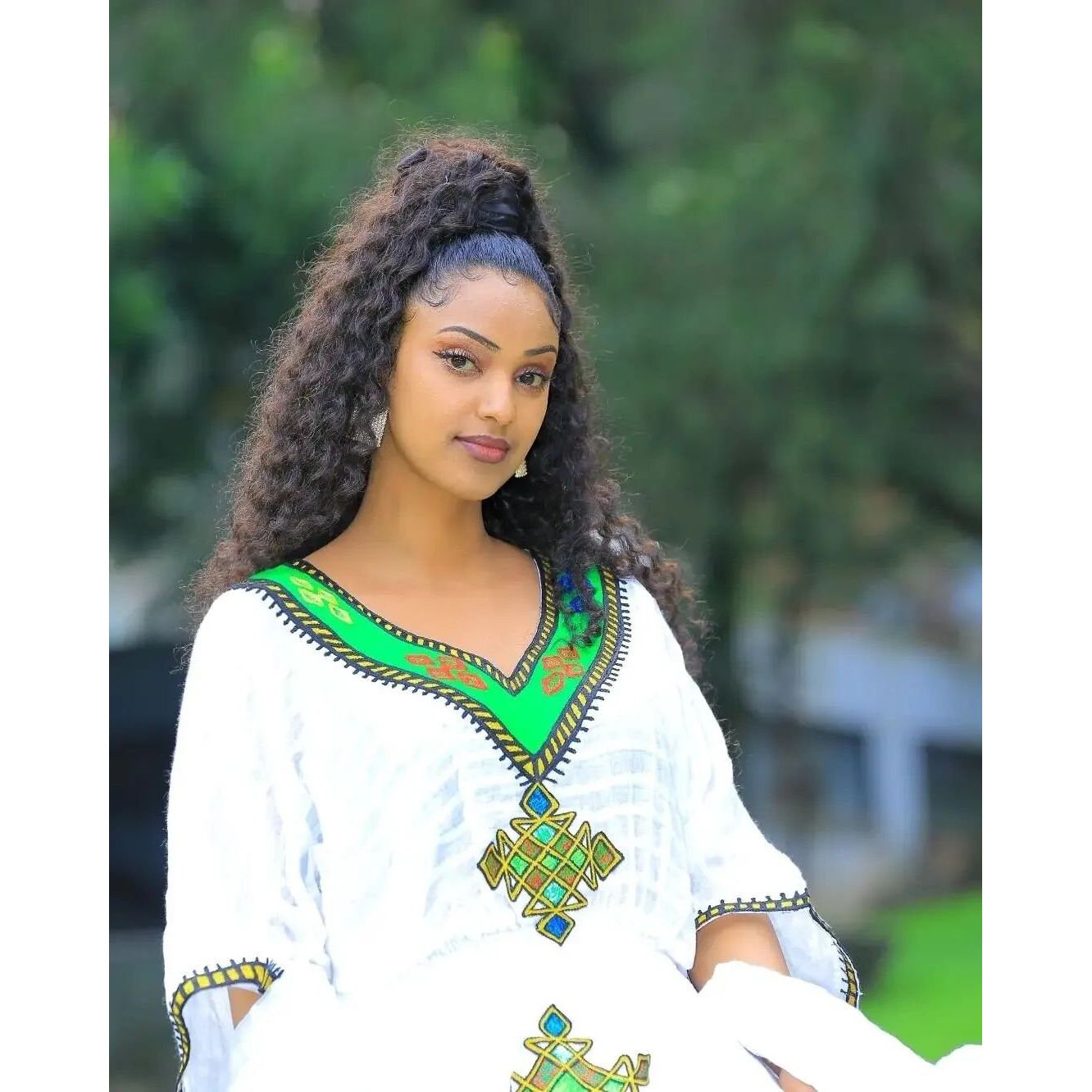 Simple Handwoven Habesha Kemis Modern Habesha Dress For Ethiopian New Year Eritrean Dress ሀበሻ ቀሚስ ሀበሻ ልብስ