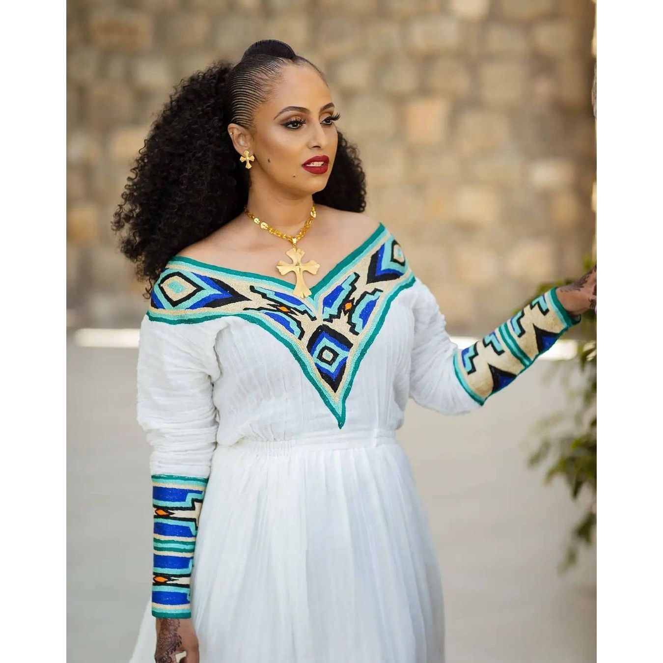 Exquisite Habesha Kemis Modern Ethiopian Habesha Dress Zuria Beautiful Traditional Ethiopian Dress tilf ሀበሻ ቀሚስ ሀበሻ ልብስ