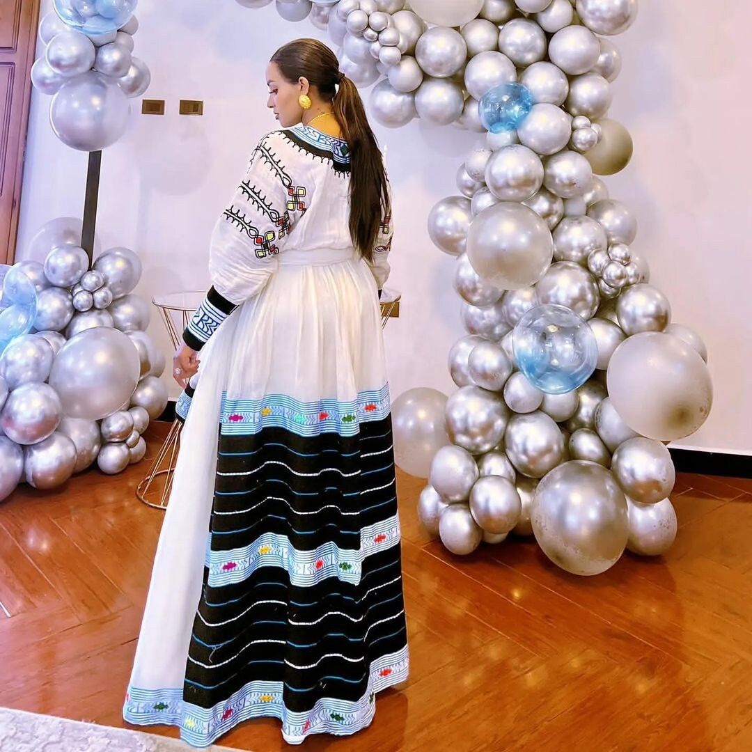 Beautiful Habesha Dress Handwoven Habesha Kemis Habesha Libs Eritrean Dress ሀበሻ ቀሚስ ሀበሻ ልብስ