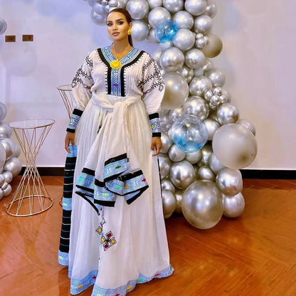 Beautiful Habesha Dress Handwoven Habesha Kemis Habesha Libs Eritrean Dress ሀበሻ ቀሚስ ሀበሻ ልብስ