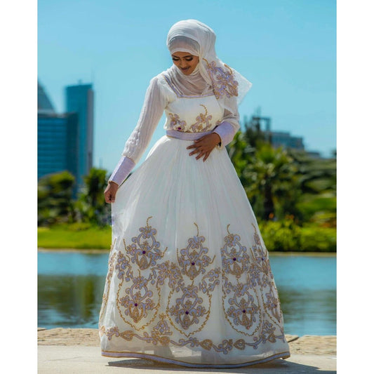 Handwoven Habesha Dress New Year Modern Habesha Kemis Habesha Libs Eritrean Dress ሀበሻ ቀሚስ ሀበሻ ልብስ