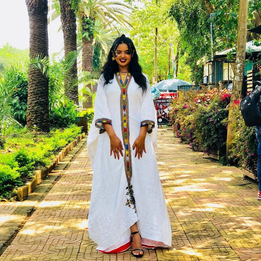 Modern Habesha Dress Handwoven Habesha Kemis Simple Habesha Libs Eritrean Dress ሀበሻ ቀሚስ ሀበሻ ልብስ