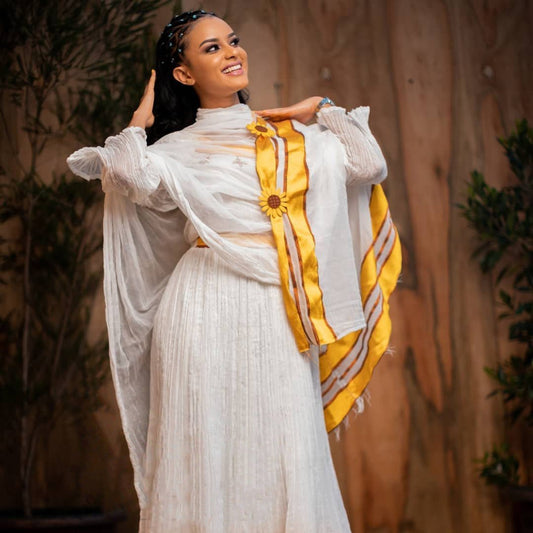 Gorgeous Habesha Dress Handwoven Habesha Kemis Modern Habesha Libs Eritrean Dress ሀበሻ ቀሚስ ሀበሻ ልብስ