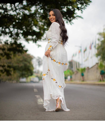 Simple Habesha Dress Handwoven Habesha Kemis Modern Habesha Libs Eritrean Dress ሀበሻ ቀሚስ ሀበሻ ልብስ