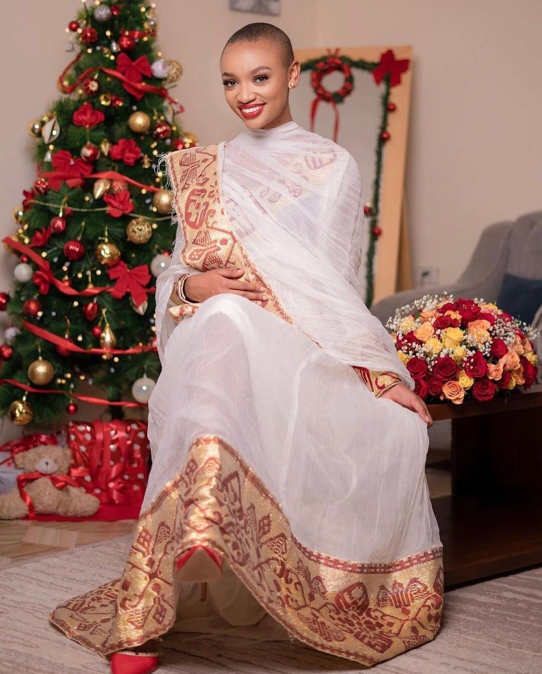 Beautiful Habesha Kemis Handwoven Habesha Dress Ethiopian traditional dress For New Year Eritrean Dress ሀበሻ ቀሚስ ሀበሻ ልብስ