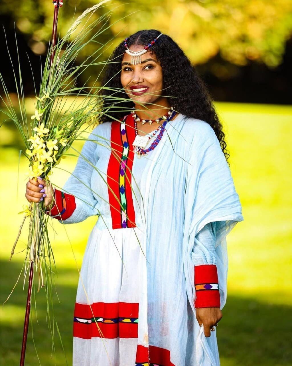 Colorful Oromo Dress Raya Oromo Dress With Accessories Beautiful Habesha Dress ሀበሻ ቀሚስ ሀበሻ ልብስ