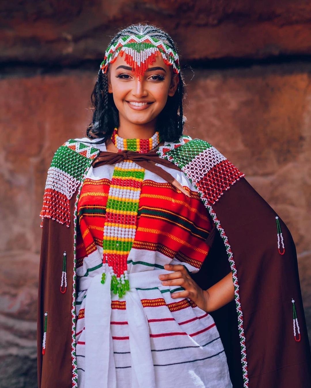 Bale Oromo Dress Traditional Oromo Dress With Accessories Habesha Dress ሀበሻ ቀሚስ ሀበሻ ልብስ