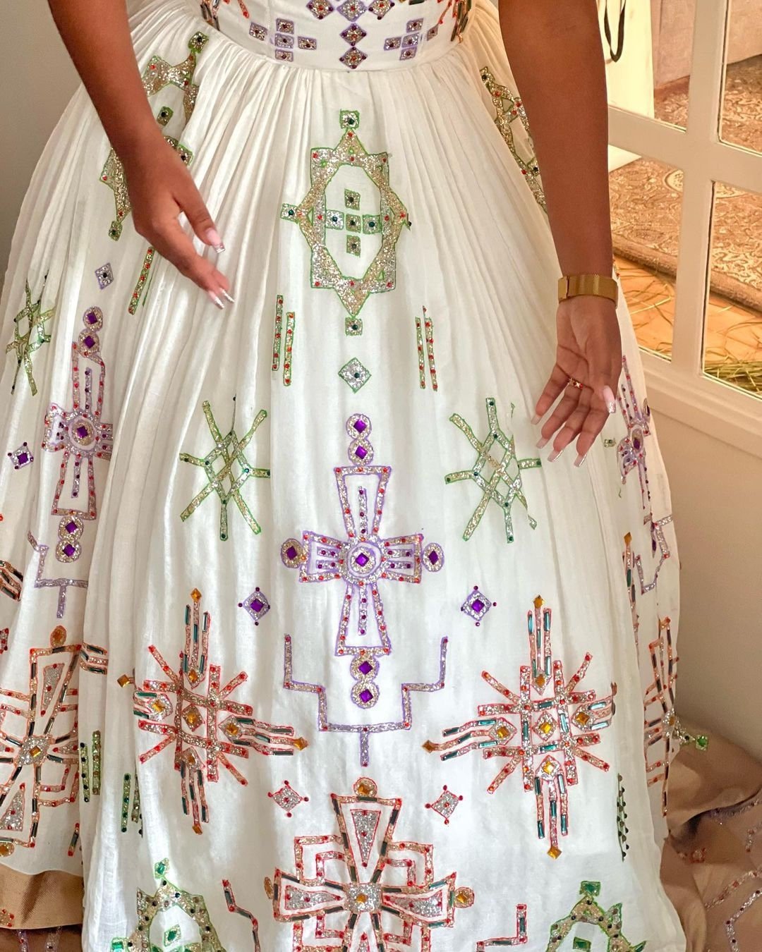 Wedding Habesha Kemis Handwoven Habesha Dress Ethiopian Traditional Dress Wedding Habesha Libs Eritrean Dress ሀበሻ ቀሚስ ሀበሻ ልብስ