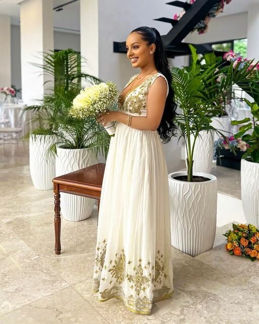 Beautiful Habesha Kemis Handwoven Habesha Dress Ethiopian Traditional Dress Modern Habesha Libs Eritrean Dress ሀበሻ ቀሚስ ሀበሻ ልብስ