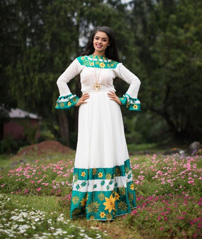 Modern Habesha Dress Handwoven Habesha Kemis Simple Habesha Libs Eritrean Dress ሀበሻ ቀሚስ ሀበሻ ልብስ